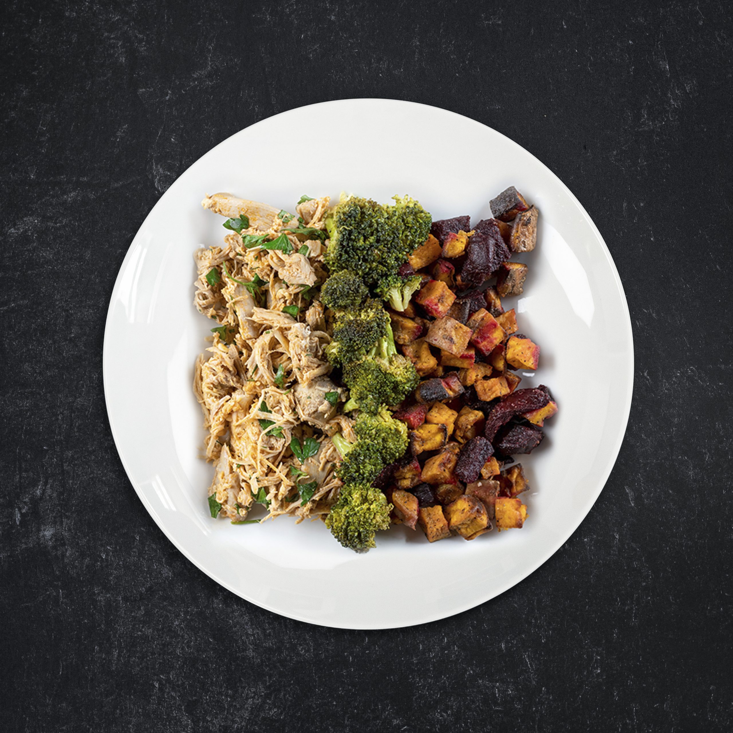 Chicken Barbacoa with Roasted Sweets & Beets