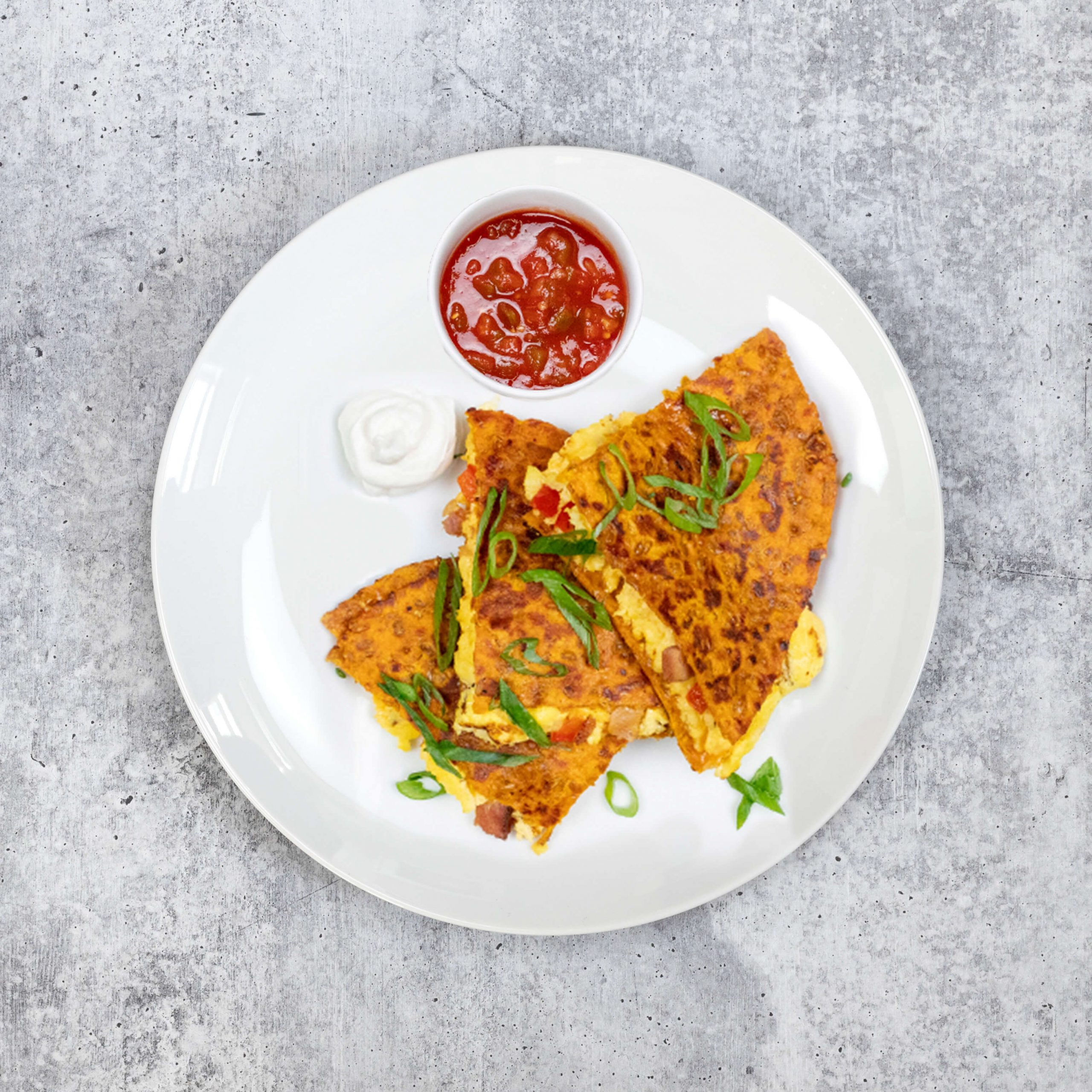 Western Breakfast Quesadilla
