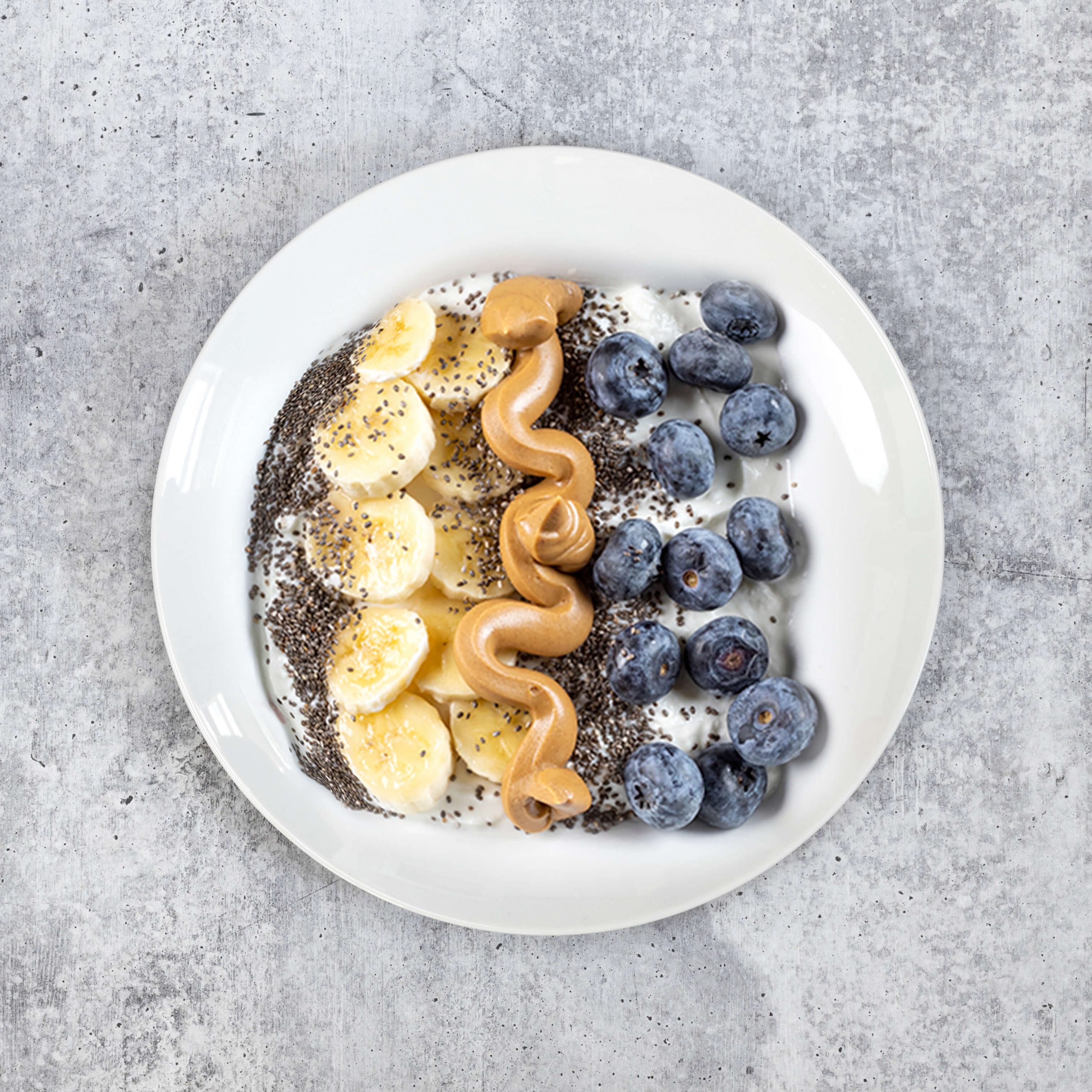 Lean PB Banana Chip Greek Yogurt Parfait