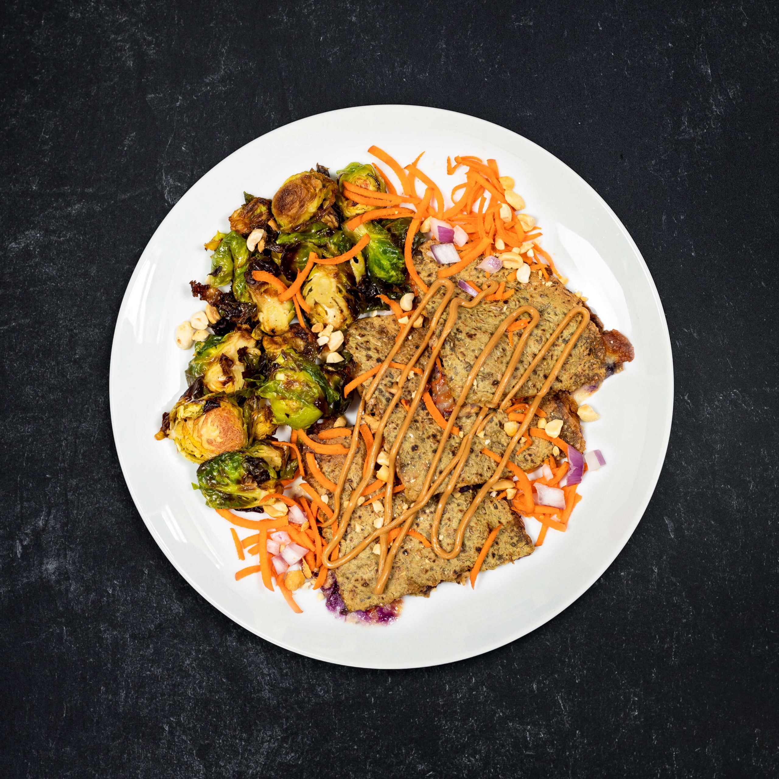Thai Chicken Quesadilla on Spring Kale Sprouted Grain Wrap
