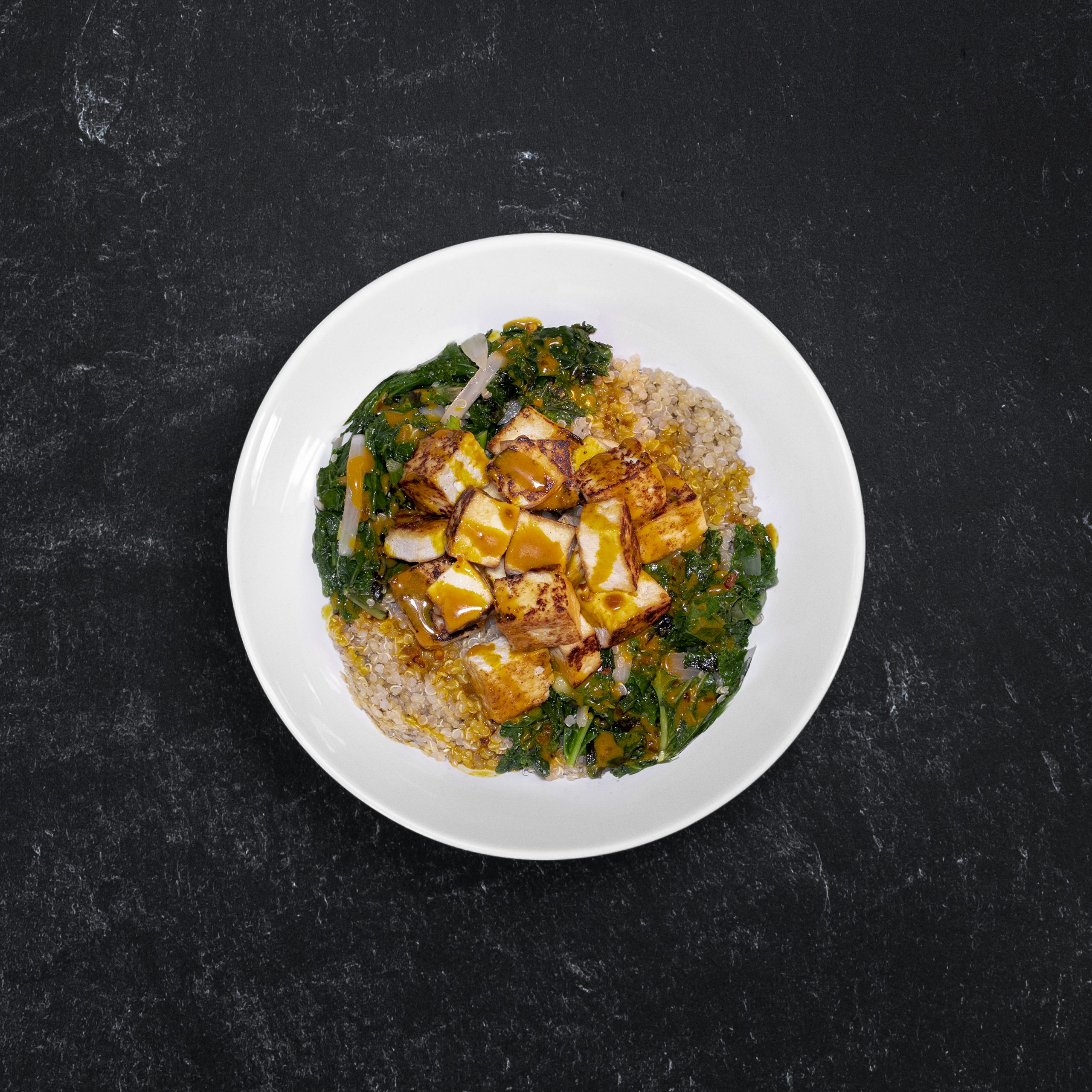 Toasted Sesame Kale Quinoa Bowl
