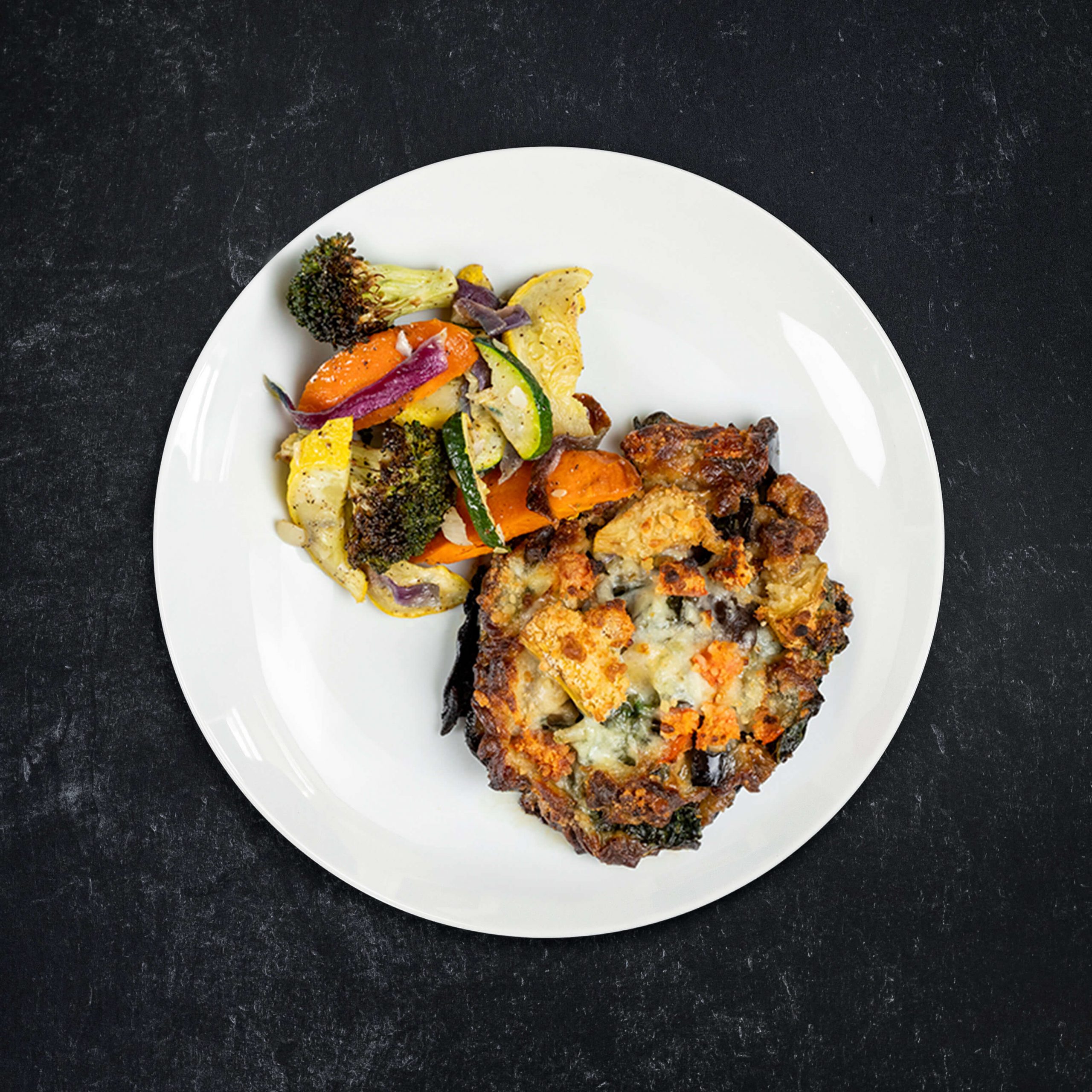 Veggie Stuffed Portobello Mushroom