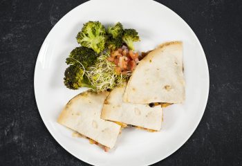 Chicken Bacon Ranch Quesadilla on Low Carb Wrap Chicken Bacon Ranch Quesadilla on Low Carb Wrap
