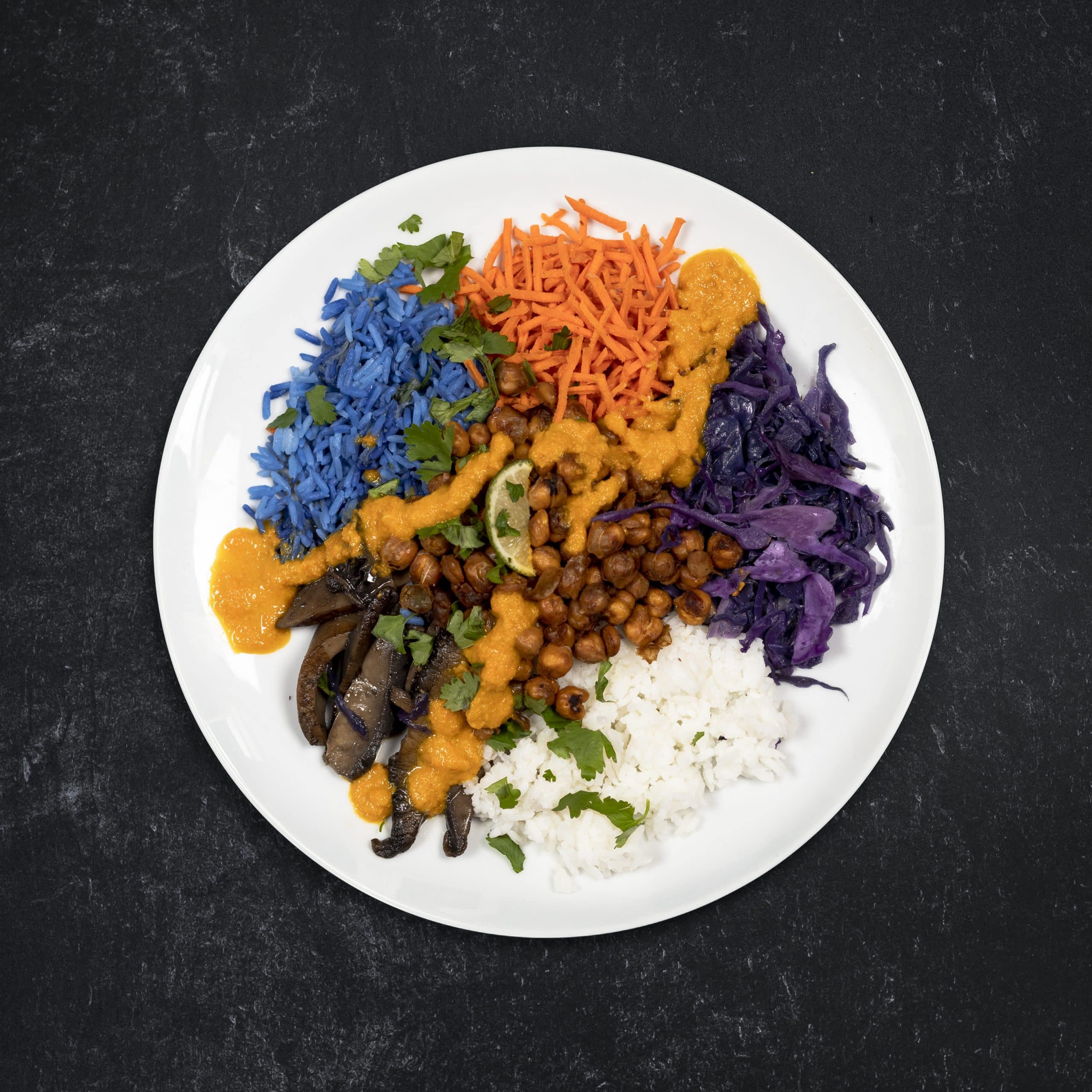 Miso-Ginger Chickpea Butterfly Bowl