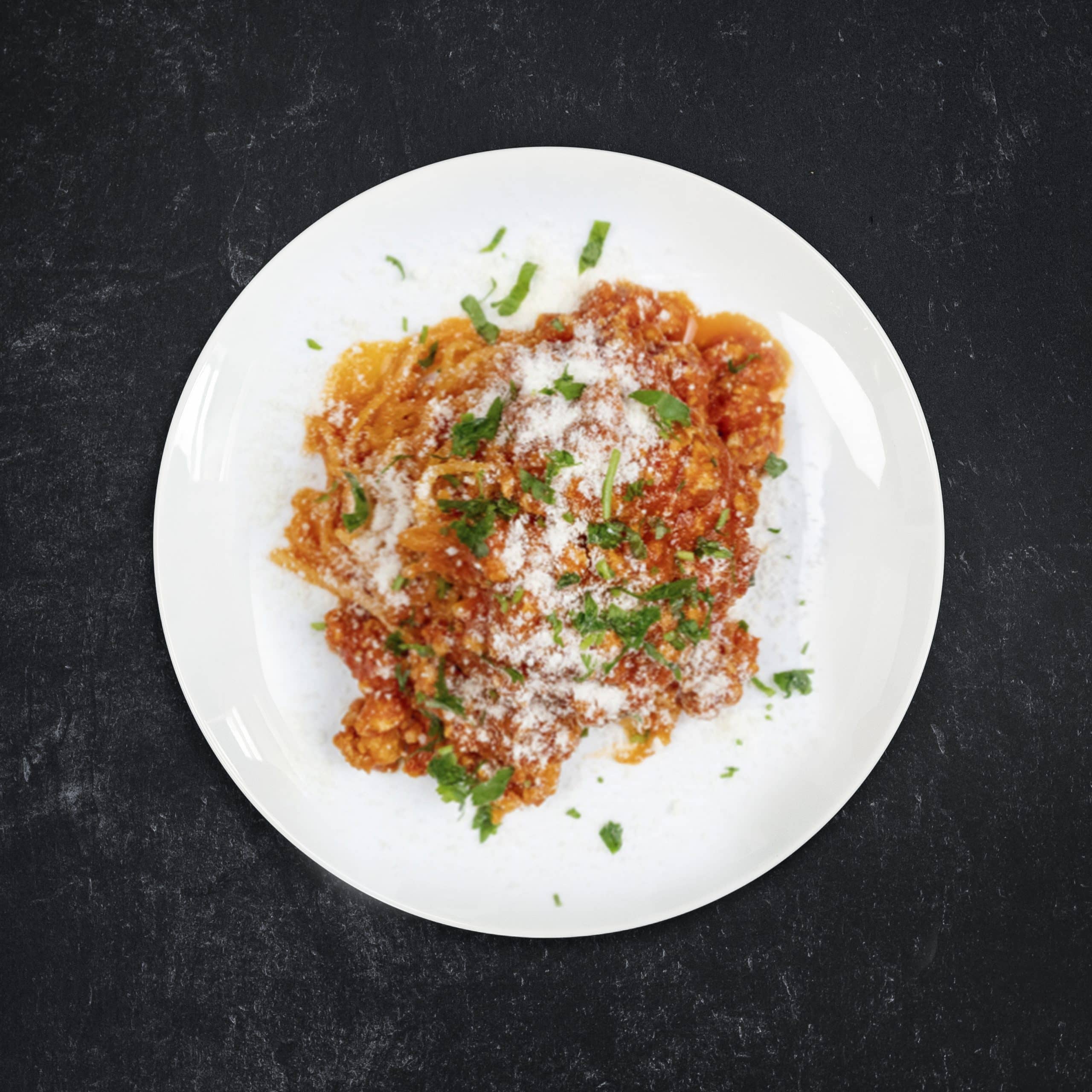 Free-Range Turkey Ragu Over Zucchini Noodles