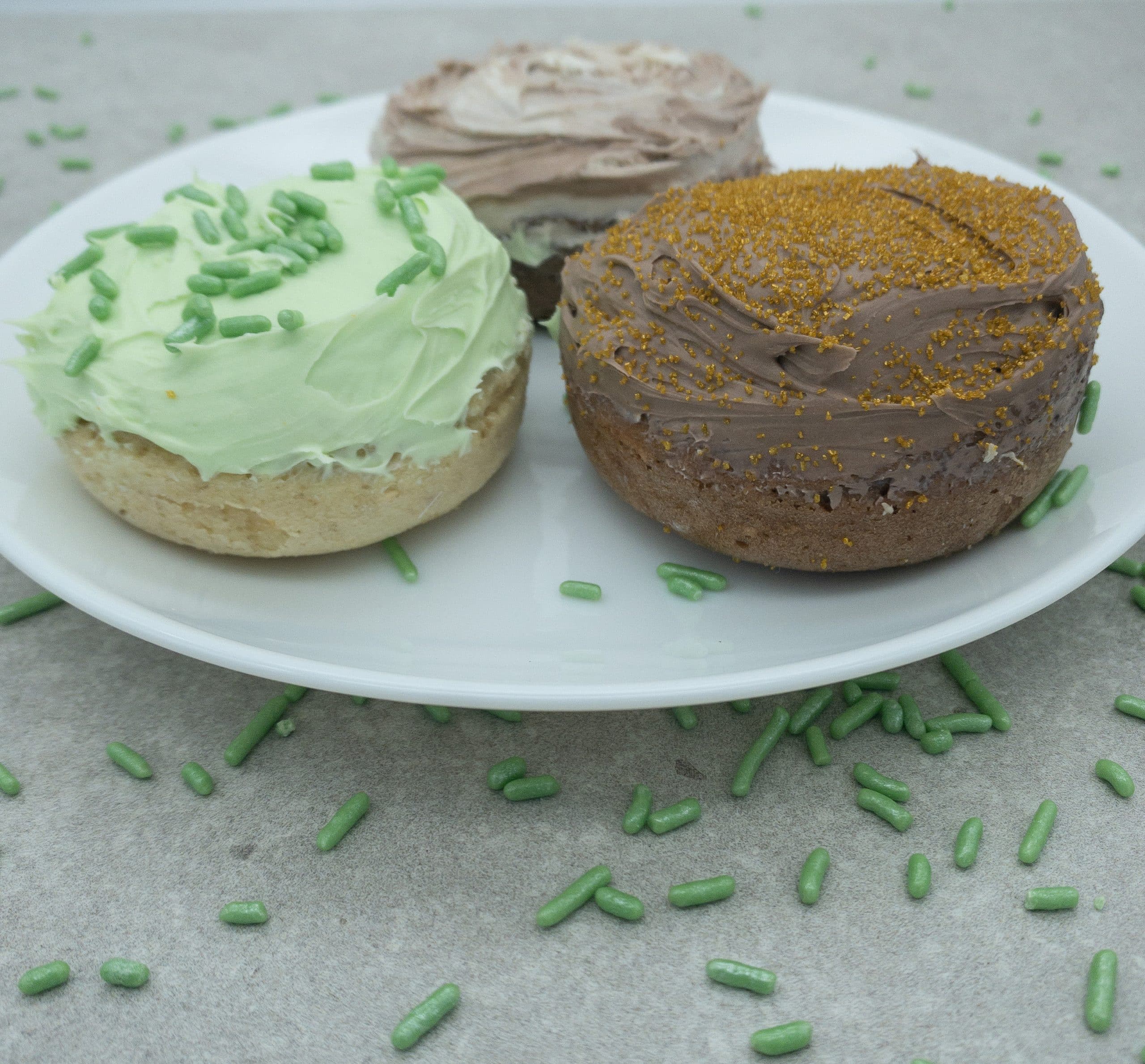 St. Patty's Pronut Sampler: Irish Coffee, Shamrock Shake, Chocolate Pot O' Gold