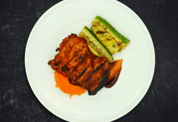 Grilled BBQ Free-Range Chicken Thighs Grilled BBQ Free-Range Chicken Thighs