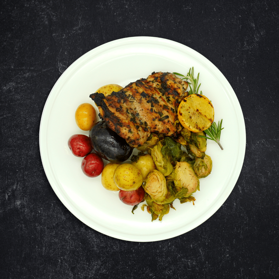 Herb Roasted Free-Range Chicken Thighs