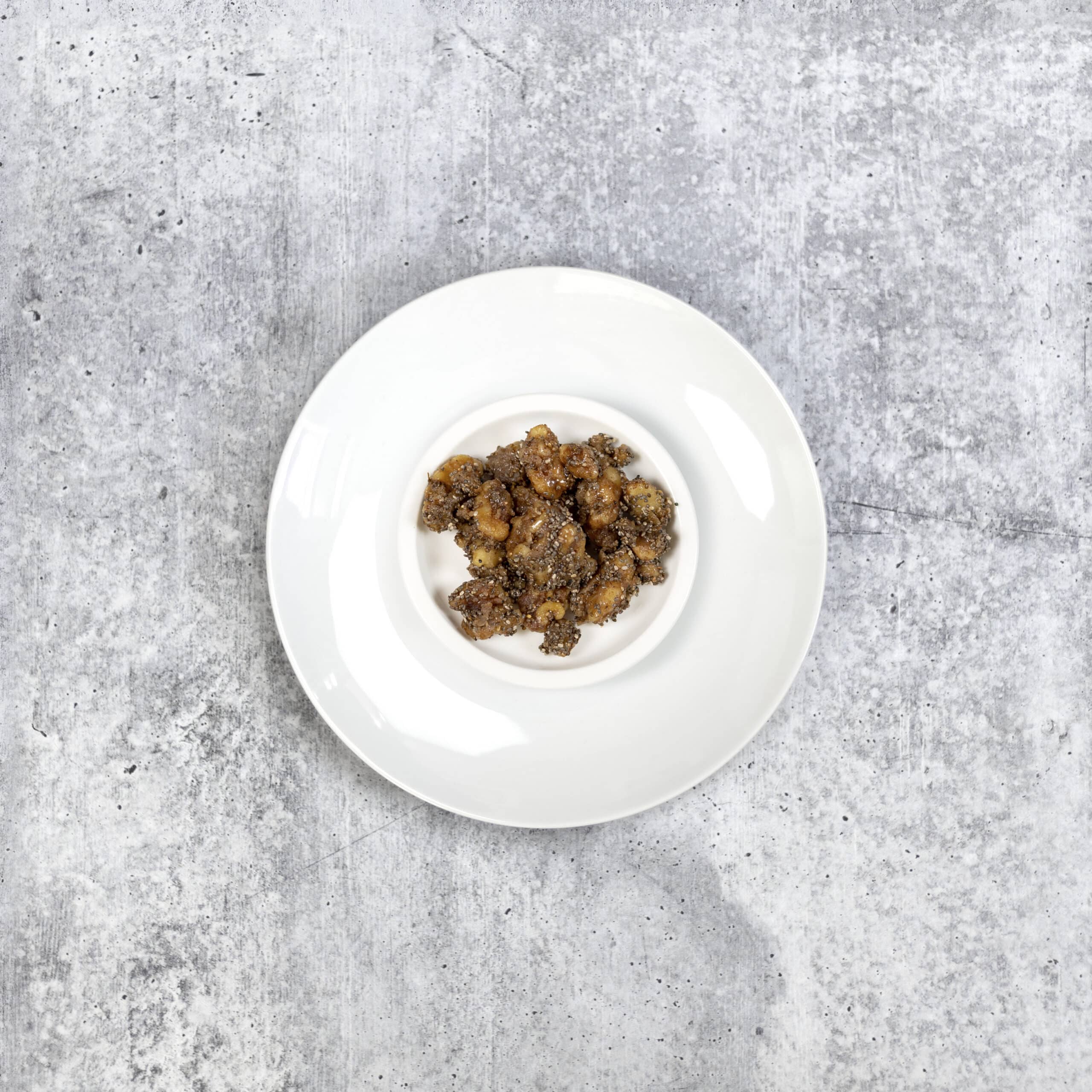 Maple-Chia Candied Walnuts
