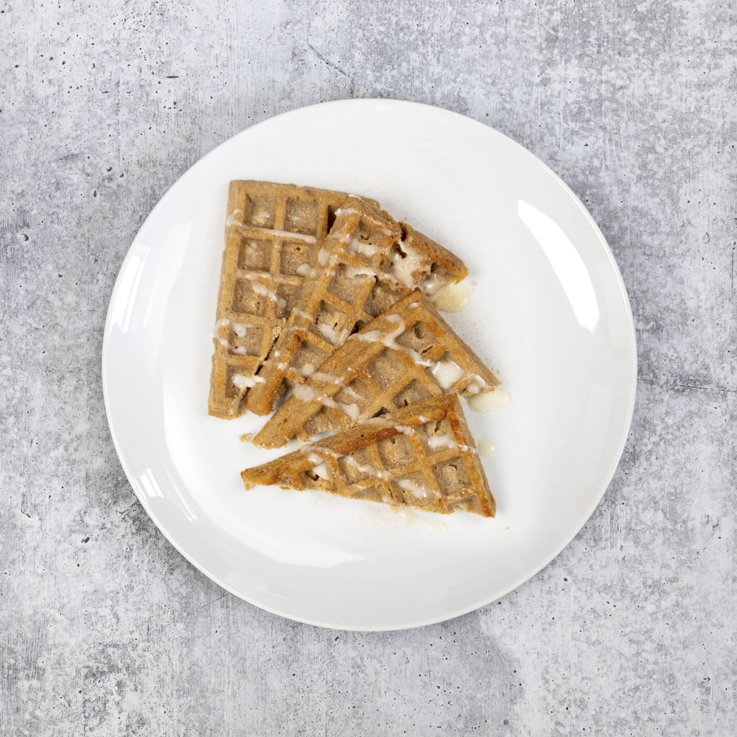 Cinnamon Swirl Protein Waffles