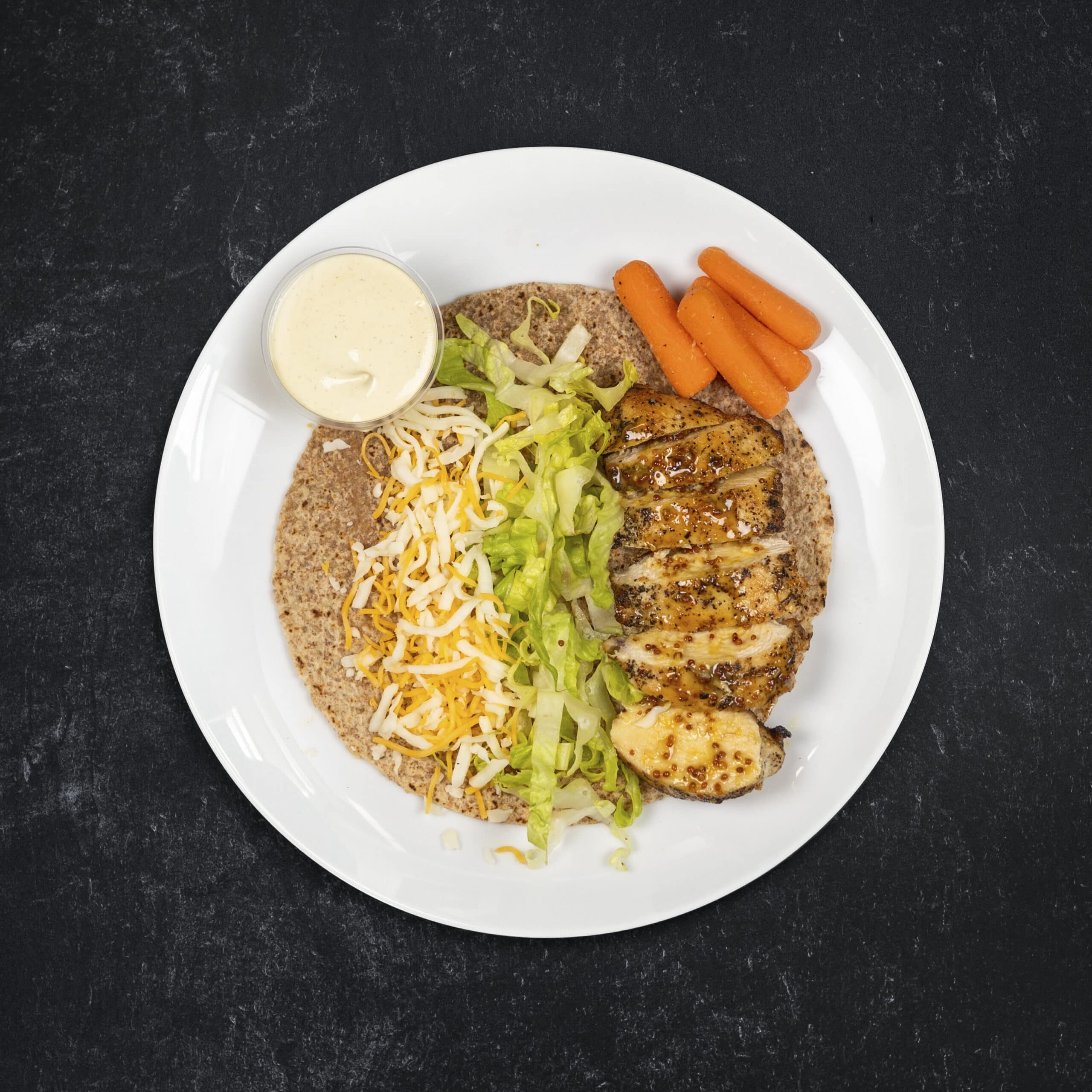 Grilled Honey Mustard Chicken Wrap