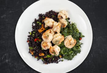 Lemon Garlic Shrimp over Forbidden Rice Lemon Garlic Shrimp over Forbidden Rice