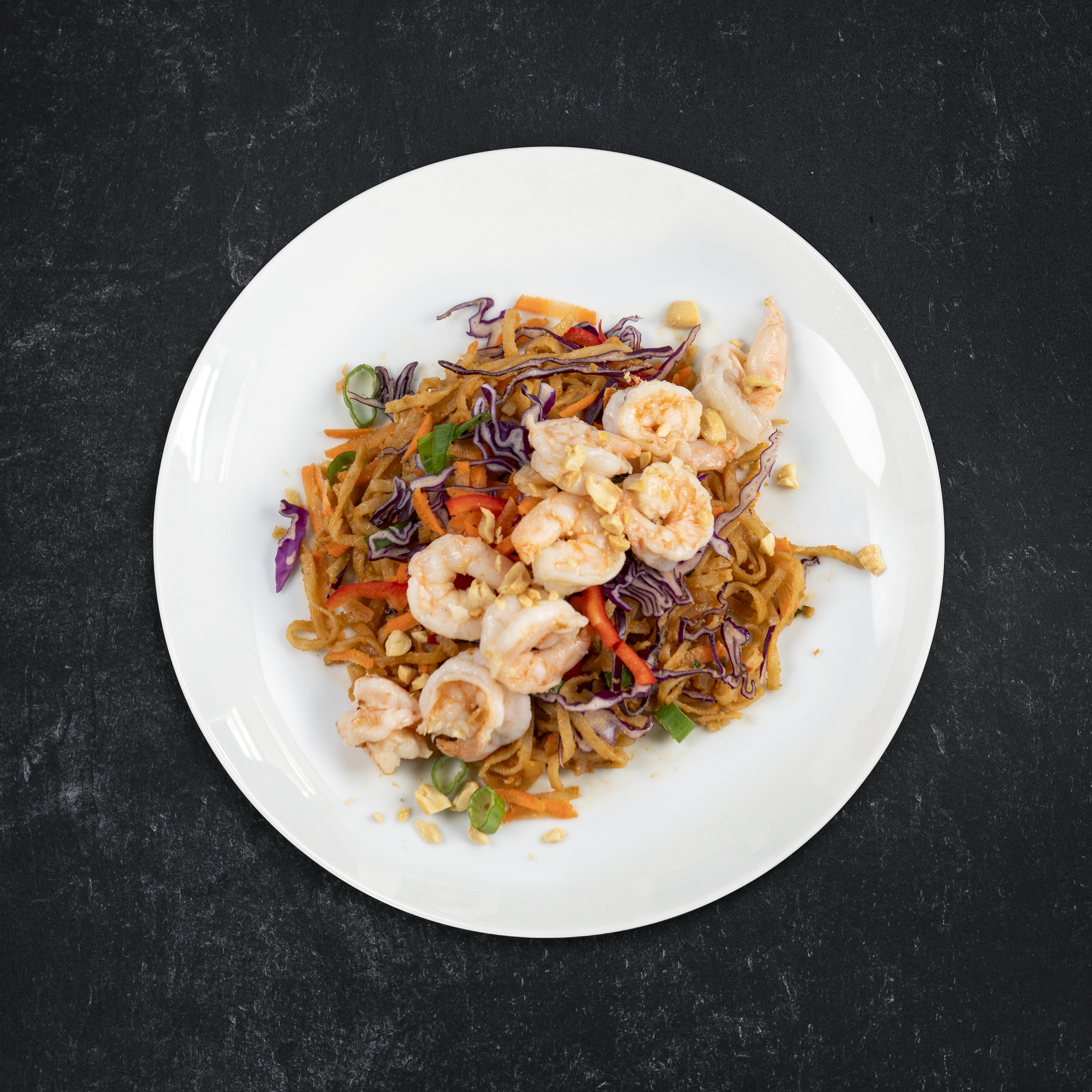Thai Peanut Noodle Salad with Shrimp