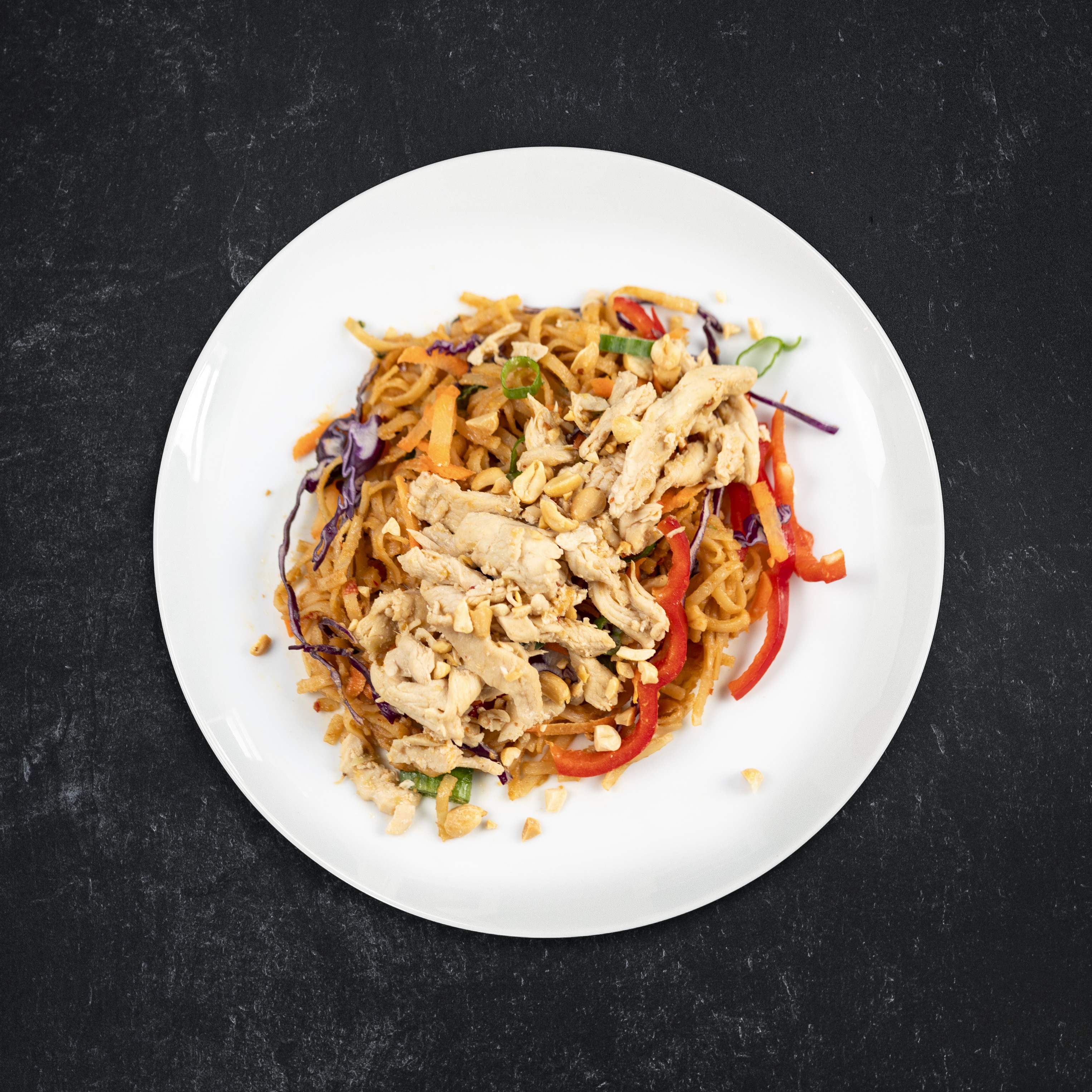 Thai Peanut Noodle Salad with Chicken