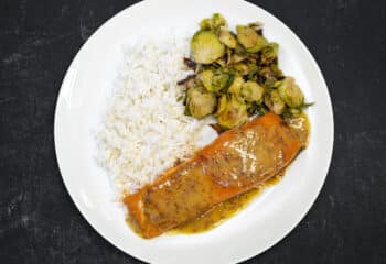 Free Honey Mustard Glazed Coho Salmon