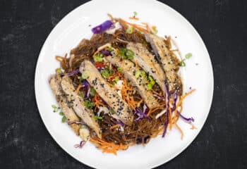 Sesame Grilled Chicken with Glass Noodle Stir Fry Sesame Grilled Chicken with Glass Noodle Stir Fry
