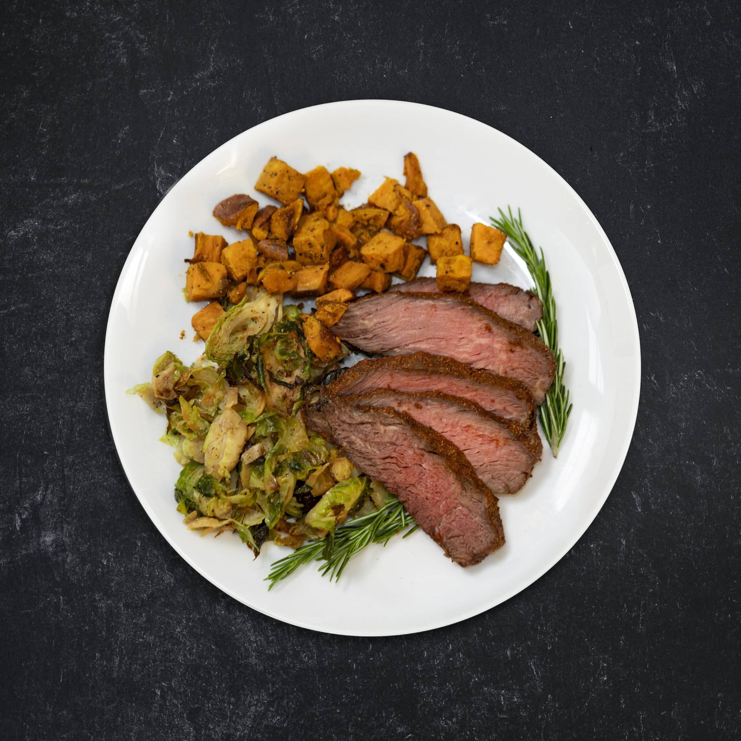 Grass-fed Balsamic Steak & Roasted Potatoes
