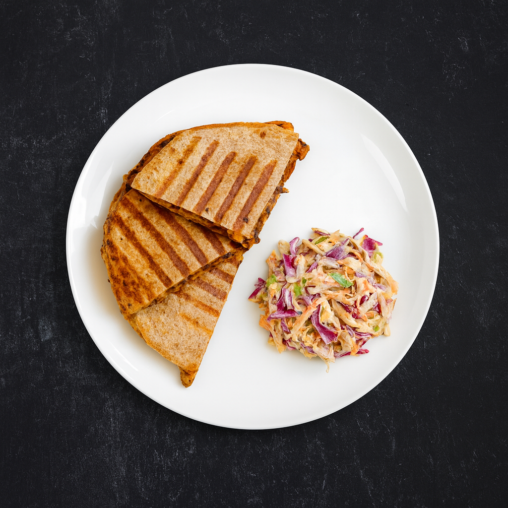 Gouda Burger Quesadilla