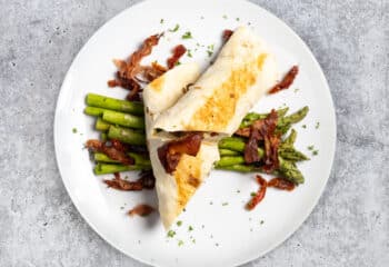 Free Mediterranean Breakfast Taquito on Low Carb Tortilla