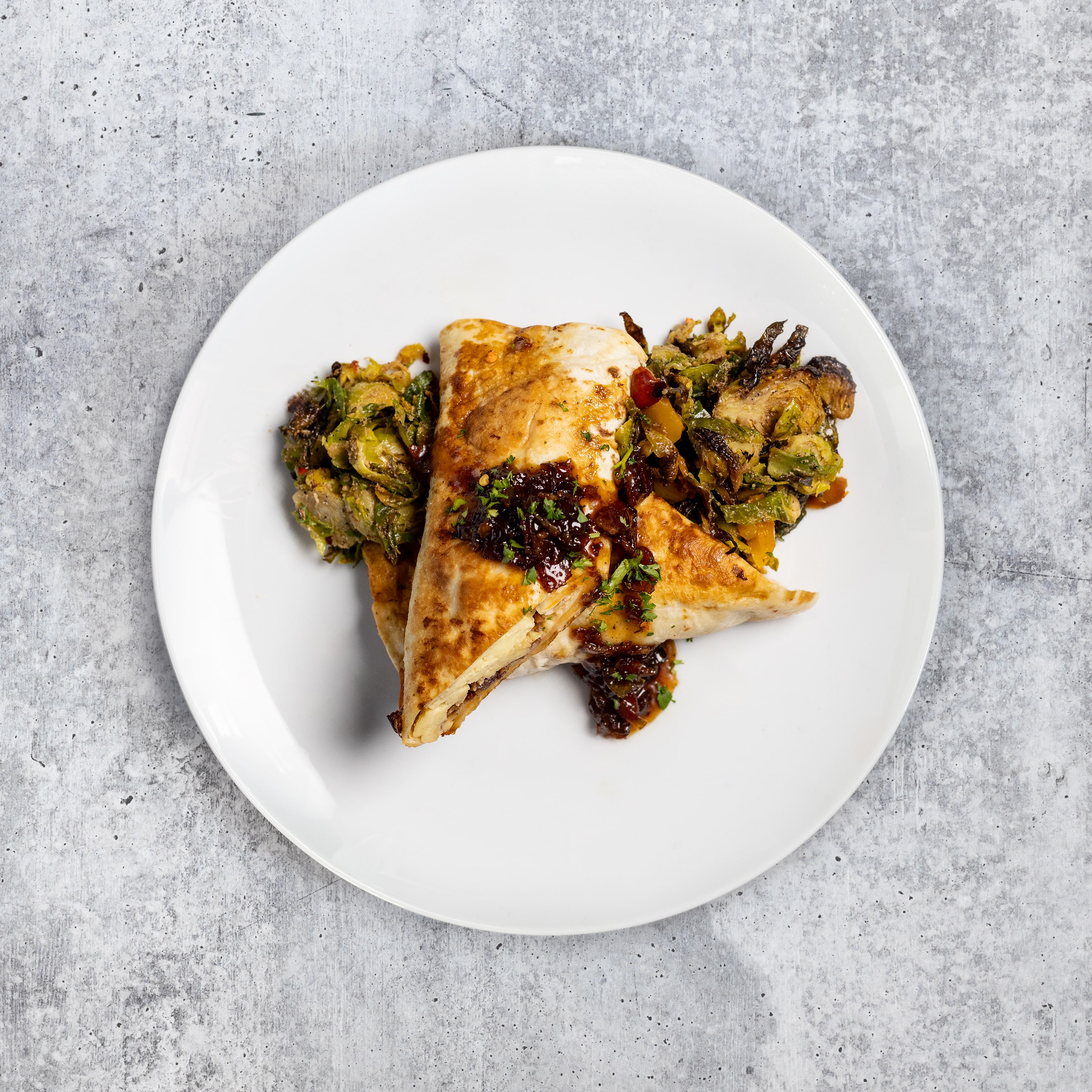 Free Bacon Jam Breakfast Taquito on Low Carb Tortilla
